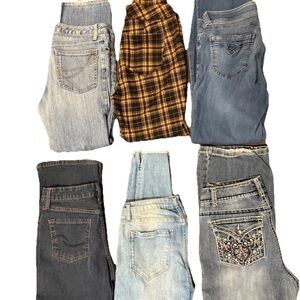 Lot Of 6 Womens Size 8 Jeans/Pants Includes Nine West, Gap And Much More